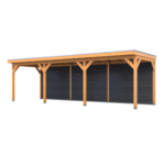 Douglas overkapping 402 x 864 cm + wanden, Verando, Pure